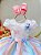 Vestido Infantil Branco Jardim Encantado Chuva de Amor Arco Iris - Imagem 3