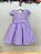 Vestido Infantil Lilás Jardim Encantado Renda Damas Festa - Imagem 4
