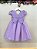 Vestido Infantil Lilás Jardim Encantado Renda Damas Festa - Imagem 5