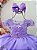 Vestido Infantil Lilás Jardim Encantado Festas Luxo - Imagem 3