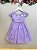 Vestido Infantil Lilás Jardim Encantado Festas Luxo - Imagem 4