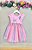 Vestido Infantil Rosa Jardim Encantado Chuva de Amor Arco Iris - Imagem 4