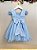 Vestido Infantil Azul Claro Jardim Encantado Festas Luxo - Imagem 4
