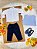 Conjunto Social Calça Colete Gravata Azul e Camisa  Branca - Imagem 4
