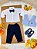 Conjunto Social Calça Colete Gravata Azul e Camisa  Branca - Imagem 3