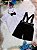 Conjunto Social Short Susp. Gravata Preto e Camisa Branca - Imagem 2