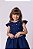 Vestido Infantil Azul Marinho Formatura Longo Dama de Honra Luxo Festas - Imagem 4
