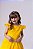 Vestido Infantil Amarelo Formatura Longo Dama de Honra Luxo Festas - Imagem 4