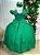Vestido Infantil Verde Bandeira Formatura Longo Dama de Honra Luxo Festas - Imagem 3