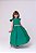 Vestido Infantil Verde Bandeira Formatura Longo Dama de Honra Luxo Festas - Imagem 1