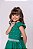 Vestido Infantil Verde Bandeira Formatura Longo Dama de Honra Luxo Festas - Imagem 4