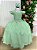 Vestido Infantil Verde Oliva Formatura Longo Dama de Honra Luxo Festas - Imagem 2