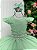 Vestido Infantil Verde Oliva Formatura Longo Dama de Honra Luxo Festas - Imagem 5