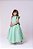 Vestido Infantil Verde Oliva Formatura Longo Dama de Honra Luxo Festas - Imagem 8