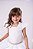Vestido Infantil Off White Formatura Longo Dama de Honra Luxo Festas - Imagem 8