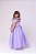 Vestido Infantil Lavanda Formatura Longo Dama de Honra Luxo Festas - Imagem 6
