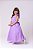 Vestido Infantil Lilas Formatura Longo Dama de Honra Luxo Festas - Imagem 5