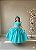 Vestido Infantil Verde Formatura Longo Dama de Honra Luxo Festas - Imagem 6