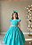 Vestido Infantil Verde Formatura Longo Dama de Honra Luxo Festas - Imagem 1