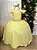 Vestido Infantil Amarelo Formatura Longo Dama de Honra Luxo Festas - Imagem 1
