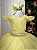 Vestido Infantil Amarelo Formatura Longo Dama de Honra Luxo Festas - Imagem 6
