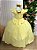 Vestido Infantil Amarelo Formatura Longo Dama de Honra Luxo Festas - Imagem 2