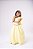 Vestido Infantil Amarelo Formatura Longo Dama de Honra Luxo Festas - Imagem 7