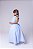 Vestido Infantil Azul Bebe Formatura Longo Dama de Honra Luxo Festas - Imagem 7