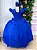 Vestido Infantil Azul Royal Formatura Longo Dama de Honra Luxo Festas - Imagem 3