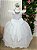 Vestido Infantil Branco Formatura Longo Dama de Honra Luxo Festas - Imagem 3