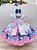 Vestido Lilo Stitch e Angel Infantil Apaixonados Colorido - Imagem 2