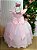 Vestido Infantil Rosa Bebe Formatura Longo Dama de Honra Luxo Festas - Imagem 3