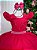 Vestido Infantil Pink Formatura Longo Dama de Honra Luxo Festas - Imagem 5