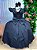 Vestido Infantil Preto Formatura Longo Dama de Honra Luxo Festas - Imagem 3