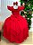 Vestido Infantil Vermelho Formatura Longo Dama de Honra Luxo Festas - Imagem 3