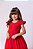 Vestido Infantil Vermelho Formatura Longo Dama de Honra Luxo Festas - Imagem 10
