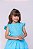 Vestido Infantil Azul Formatura Longo Dama de Honra Luxo Festas - Imagem 4