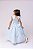 Vestido Infantil Verde Formatura Longo Dama de Honra Luxo Festas - Imagem 7