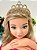 Coroa Princessa Strass Dourada Luxo Festa Infantil Judi - Imagem 2