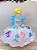 Vestido Infantil Azul Ursinhos Carinhosos Festas Aniversários - Imagem 2