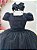 Vestido Infantil Preto Longo Damas Renda Casamento - Imagem 4