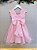 Vestido Infantil Rosa Babados e Renda - Imagem 6