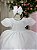Vestido Branco Bebe Lese Laise Festa Luxo - Imagem 3