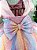 Vestido Infantil Rosa Jardim Encantado Chuva de Amor Arco Iris - Imagem 4