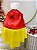 Vestido Fantasia Infantil Branca de Neve Amarelo Capa Tiara - Imagem 6