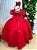 Vestido Dama Vermelho Formatura Renda Longo - Imagem 2