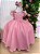 Vestido Dama Rose Formatura Renda Longo - Imagem 1
