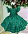 Vestido Infantil Verde Natal Natalino - Imagem 6