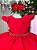 Vestido Infantil Vermelho Menina Luxo Natal - Imagem 4