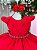 Vestido Infantil Vermelho Menina Luxo Natal - Imagem 2